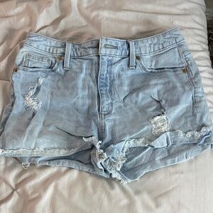 Universal Thread Light Wash Distressed Jean Shorts